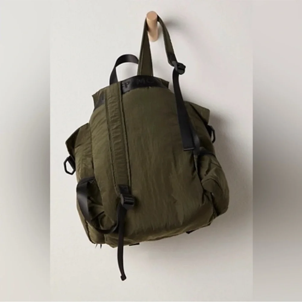NWT Free People Movement Cool + Cozy Backpack – Olive Green – Sold Out - Picture 2 of 7